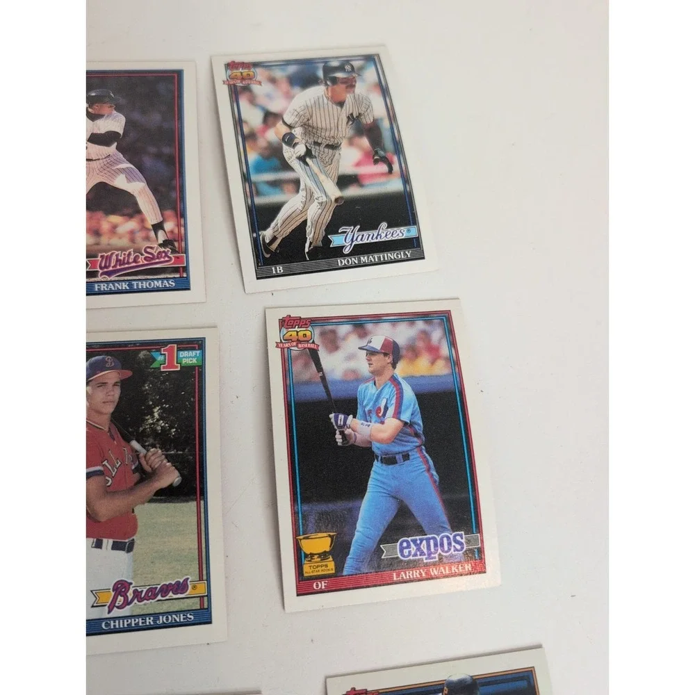 Mixed Lot Of 17 Gradable Baseball Cards 1991 Topps Superstars Nolan Ryan & More!